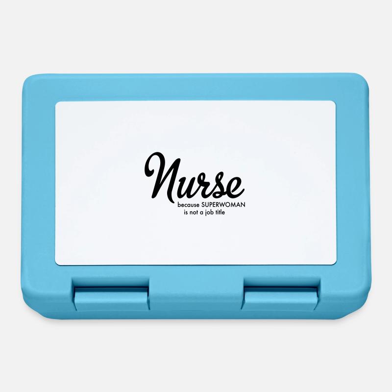 nurse - Brotdose - Saphirblau