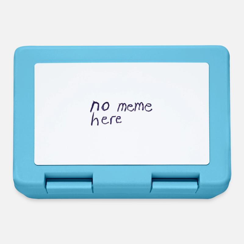 no meme here - Lunchbox - sapphire blue