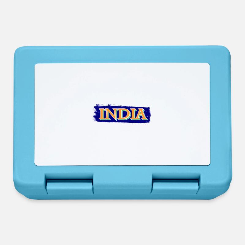 Inde Inde Hindu Pride Drapeau Pays I Cadeau - Boîte à goûter - bleu saphir