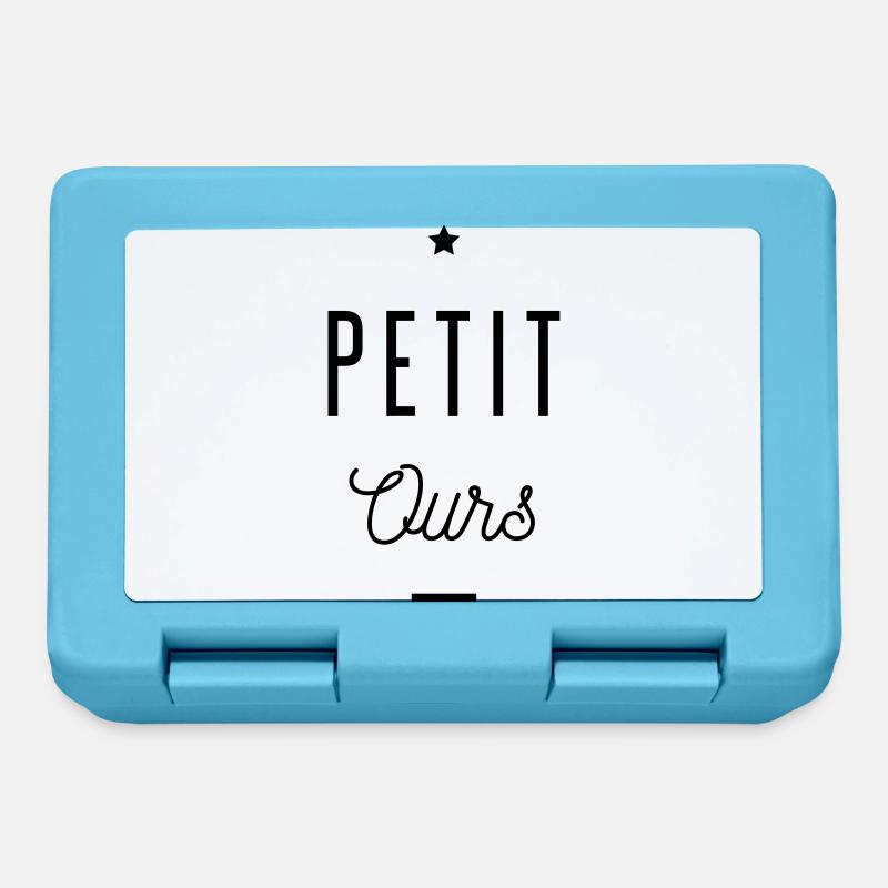 PETIT OURS - Boîte à goûter - bleu saphir