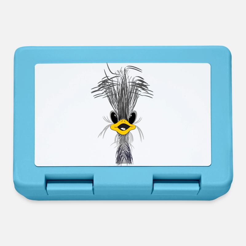 STRUZZO - Boîte à goûter - bleu saphir