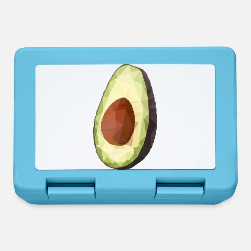 Avocado - Brotdose - Saphirblau