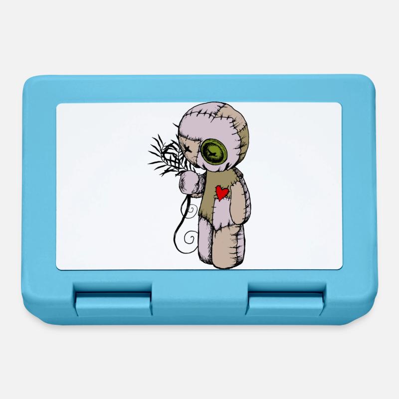 Voodoo-Puppe - Brotdose - Saphirblau
