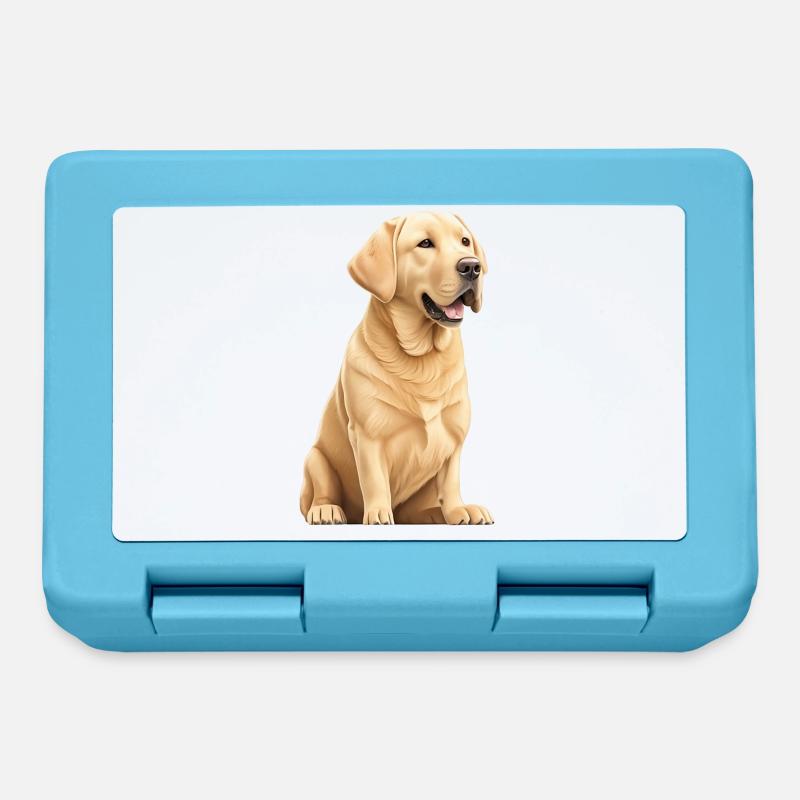 Labrador - Lunchbox - sapphire blue