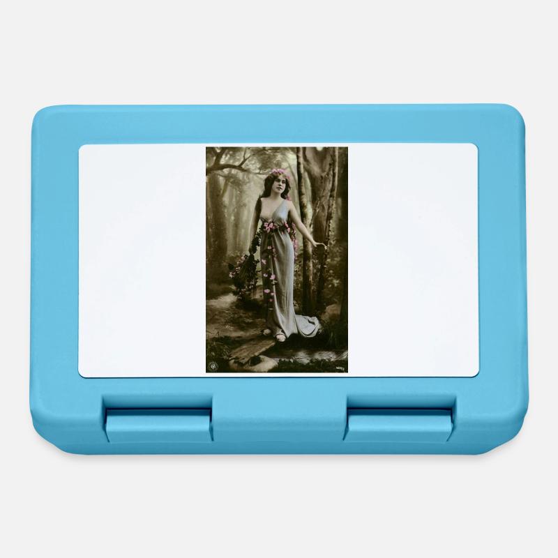 Victorian Resque - Lunchbox - sapphire blue