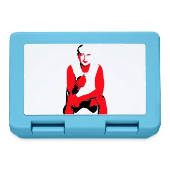 Frère - Boîte à goûter - bleu saphir - Devant