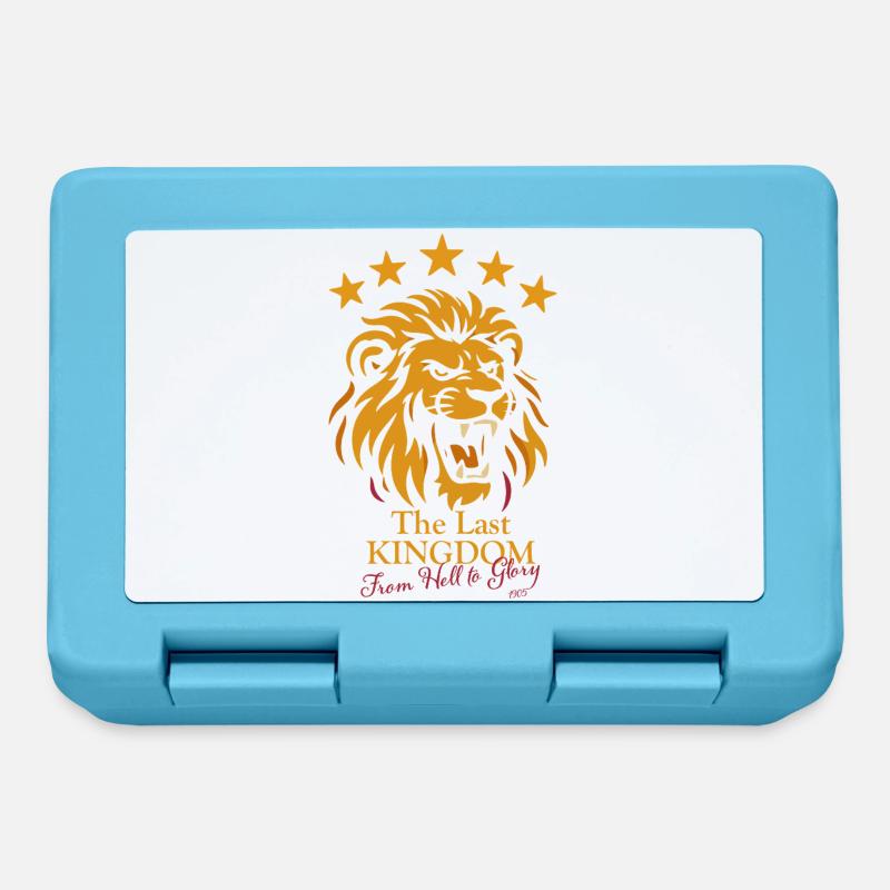 Le Lion du Dernier Royaume de l’Enfer à la Gloire - Boîte à goûter - bleu saphir