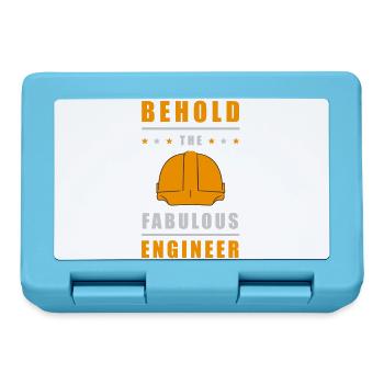 Fabelhafter Ingenieur Helm - Brotdose - Saphirblau - Vorne