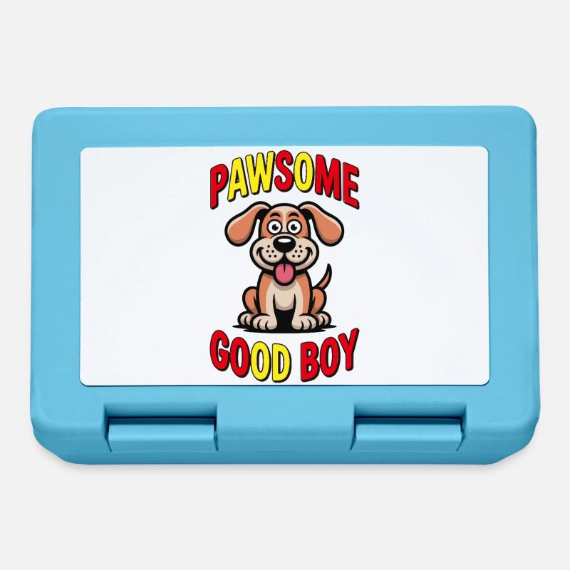 Pawsome_dog - Boîte à goûter - bleu saphir