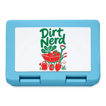 Dirt Nerd Organic Gardening Plants - Lunchbox - sapphire blue - Front