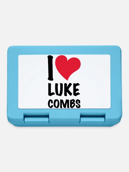 Ich liebe Luke Combs - Brotdose - Saphirblau