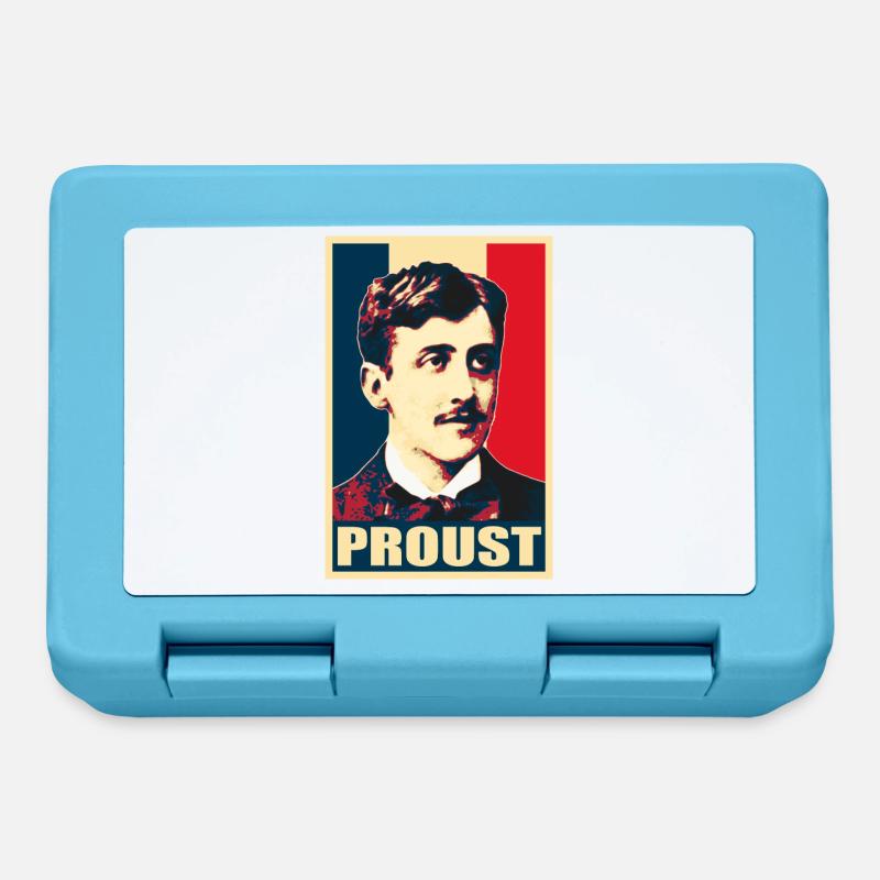 Marcel Proust - Boîte à goûter - bleu saphir