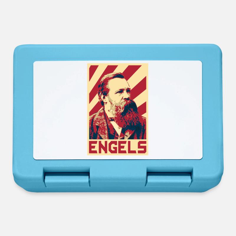 Friedrich Engels - Boîte à goûter - bleu saphir