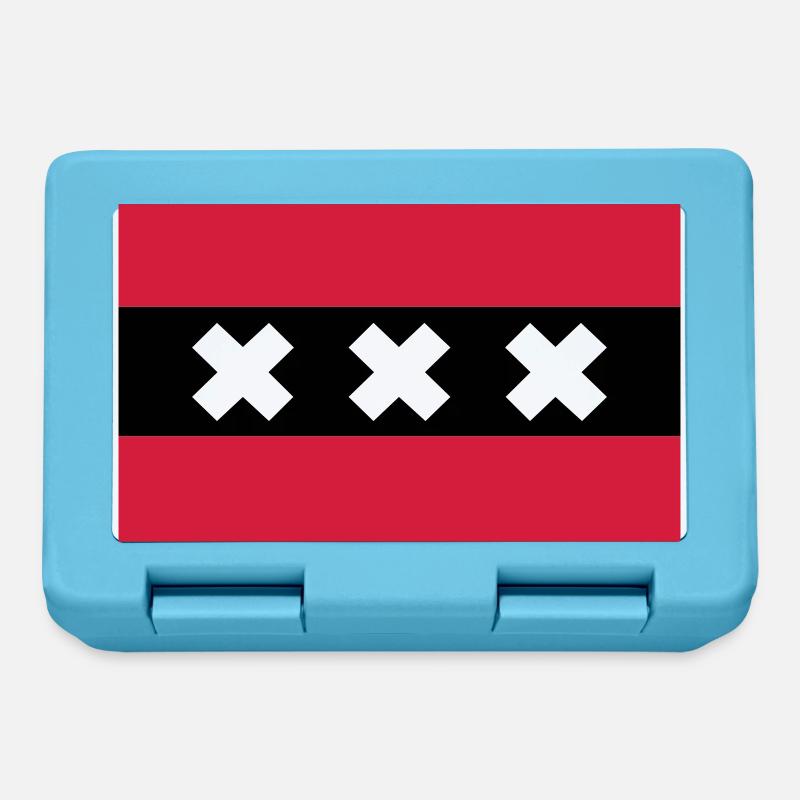 Amsterdam Flag - Lunchbox - sapphire blue