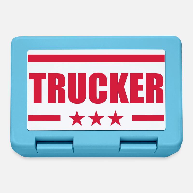 Trucker - Boîte à goûter - bleu saphir