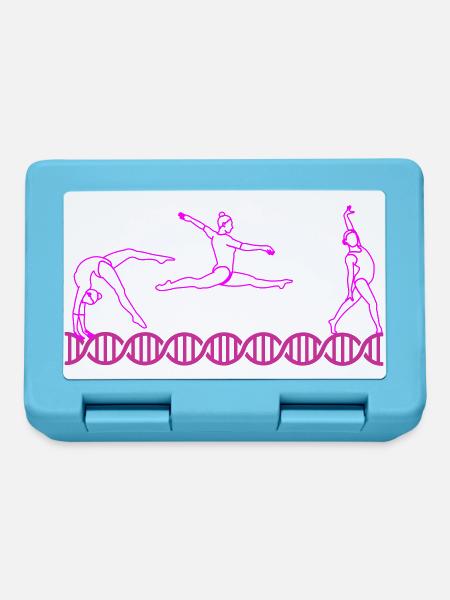 Turnen Gymnastics DNA DNS | Farben änderbar - Brotdose - Saphirblau