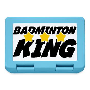 The King of Badminton - Lunchbox - sapphire blue - Front