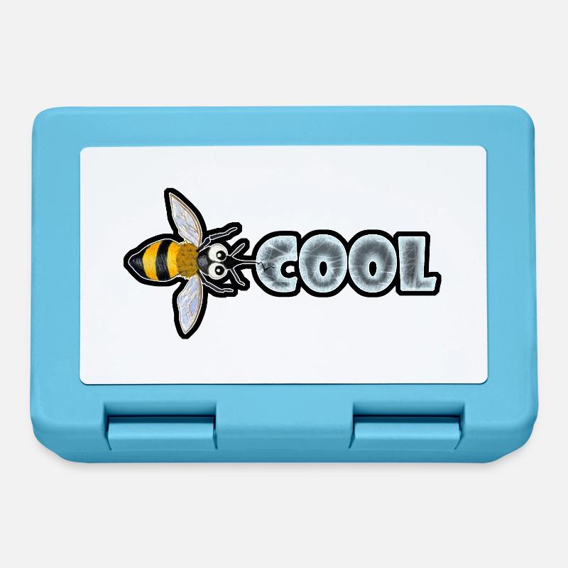 BEE COOL (horizontal) - Lunchbox - sapphire blue