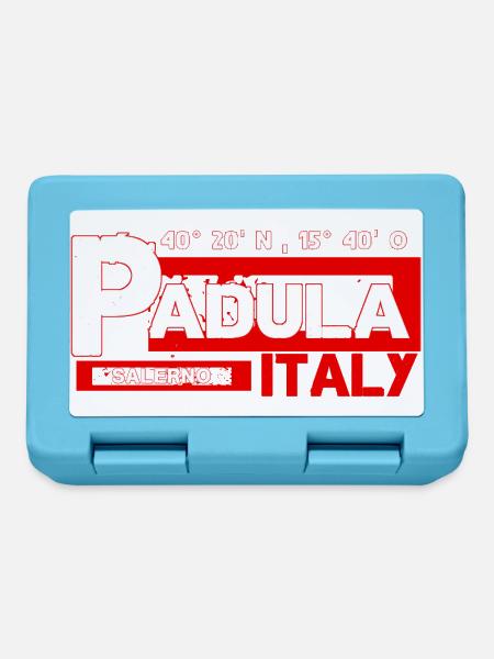 Padula itanlen Salerno Koordinaten - Brotdose - Saphirblau