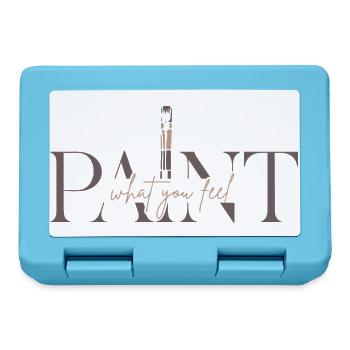 Male deine Gefühle – Kreativität & Kunst - Paint - Brotdose - Saphirblau - Vorne