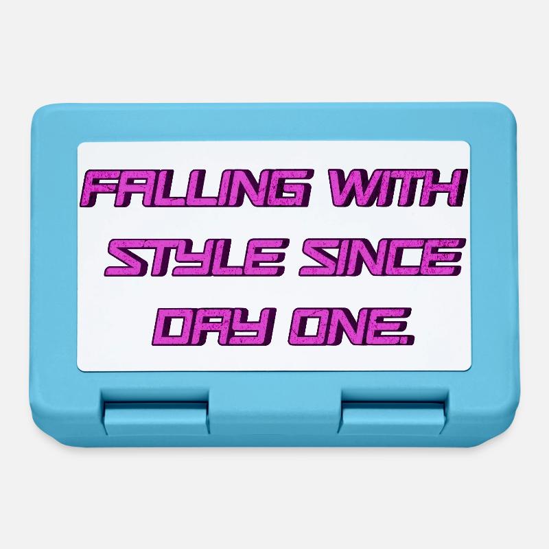 Falling with Style since Day One 💥 - Lunchbox - sapphire blue