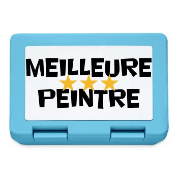 Meilleure Peintre - Boîte à goûter - bleu saphir - Devant