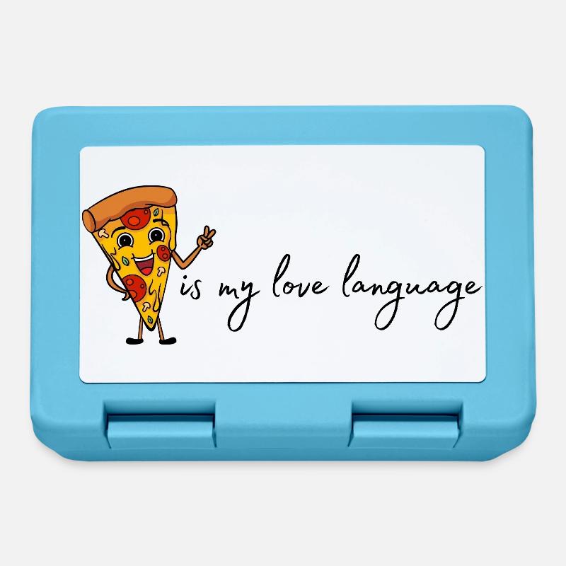 Pizza - Lunchbox - sapphire blue
