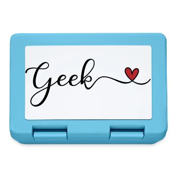 Geek - Brotdose - Saphirblau - Vorne