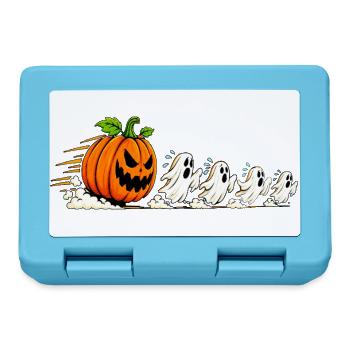 HALLOWEEN KÜRBIS GEIST - Brotdose - Saphirblau - Vorne