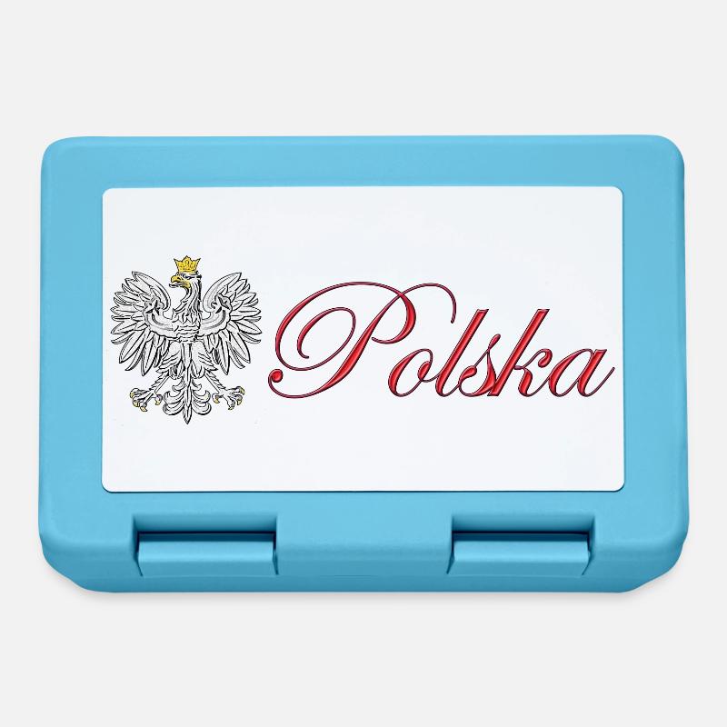 Polska - Pologne - Boîte à goûter - bleu saphir