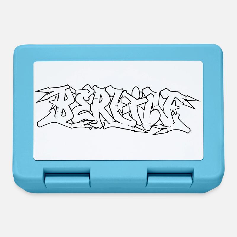 Berlin Graffiti Lettering - Semi Wildstyle - Lunchbox - sapphire blue