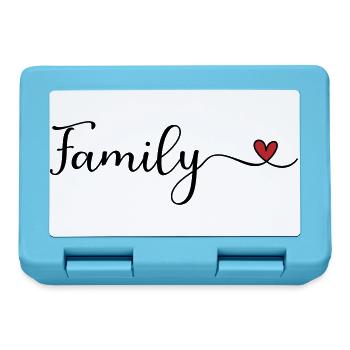 Family - Lunchbox - sapphire blue - Front
