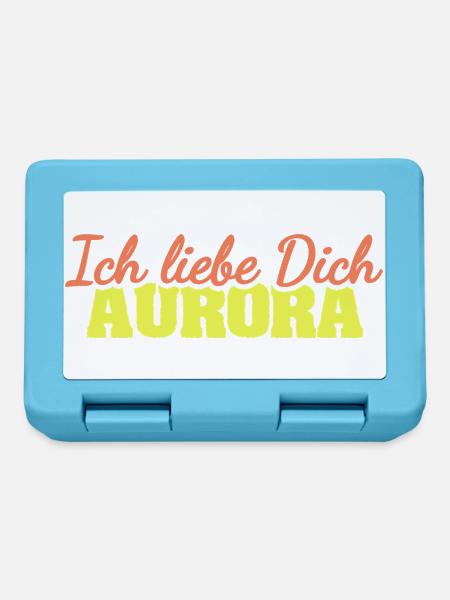 Liebe Aurora - Brotdose - Saphirblau