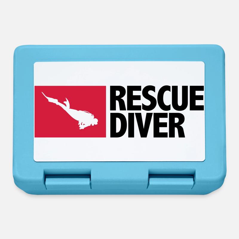 Rescue Diver - Brotdose - Saphirblau