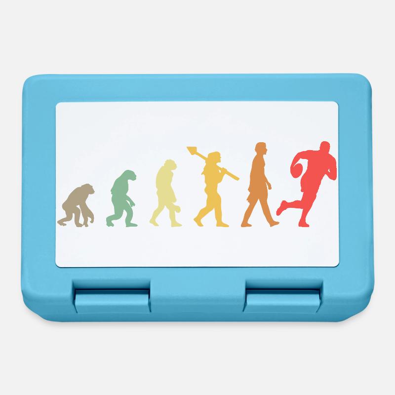 Evolution Rugby Player Rugby Development Retro - Lunchbox - sapphire blue