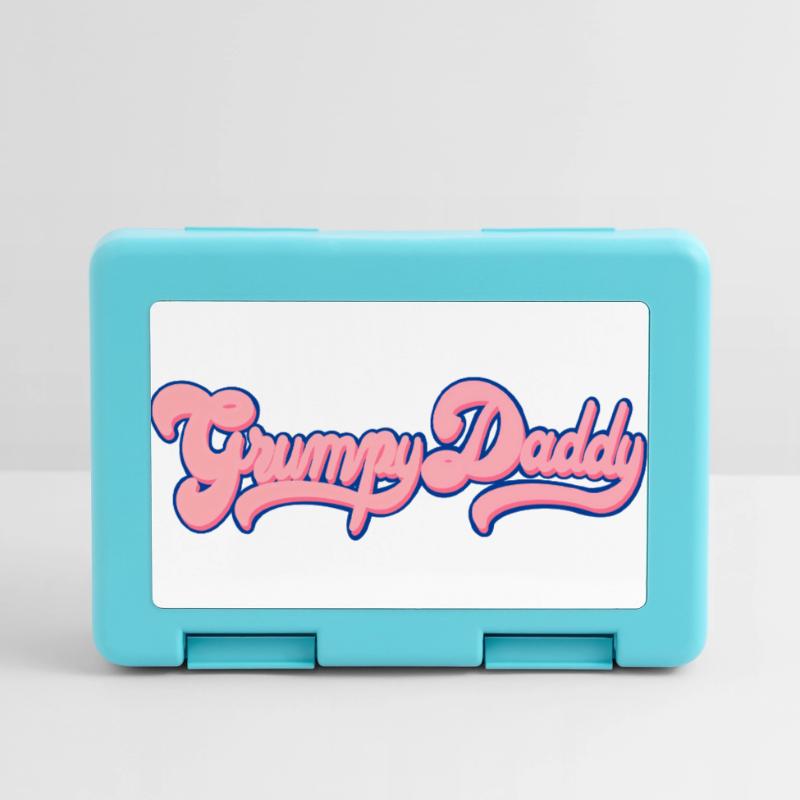 Script rétro de Grumpy Daddy - Couleur « Chewing-gum » Boîte à goûter
