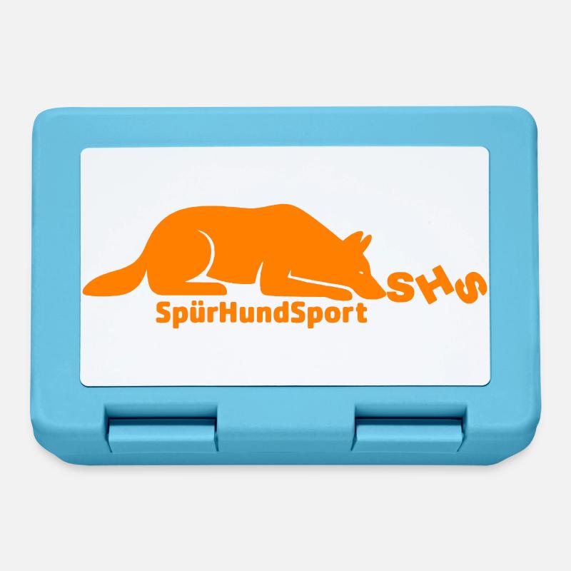 SHS Logo orange - Brotdose - Saphirblau