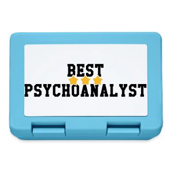 Psychologue / Psychiatre / Travail / Psychanalyste - Boîte à goûter - bleu saphir - Devant