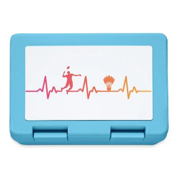 Badminton Sunset Heartbeat Badminton - Lunchbox - sapphire blue - Front