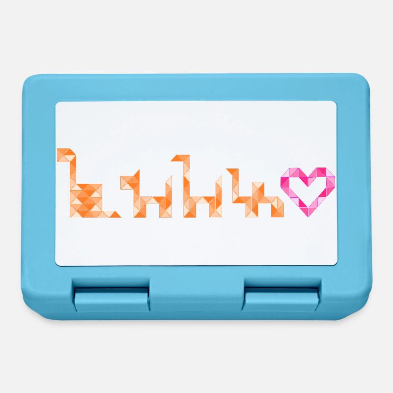 Triangle Creatures – From Snake to Camel - Lunchbox - sapphire blue