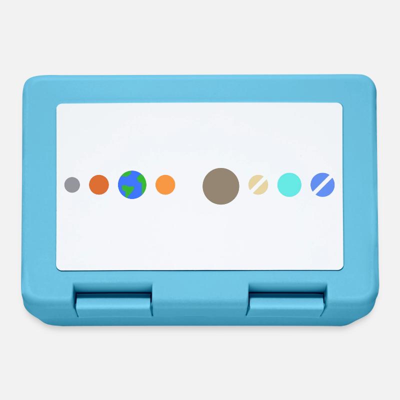 Solar system planets - Lunchbox - sapphire blue