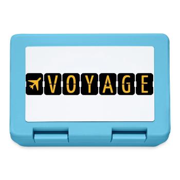 Voyage - Boîte à goûter - bleu saphir - Devant