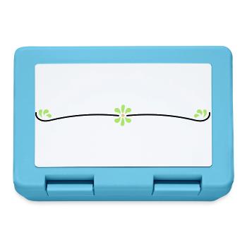 Blumenranke - Lunchbox - sapphire blue - Front