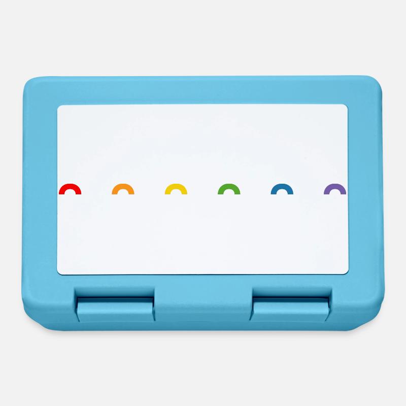 🌈❤️Rainbow rainbow🏳️ 🌈 - Lunchbox - sapphire blue