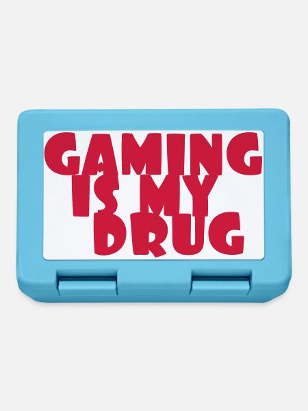 Gamer / Gaming - Brotdose - Saphirblau