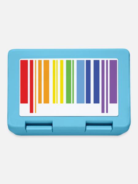 LGBTQ+ Stolz. - Brotdose - Saphirblau