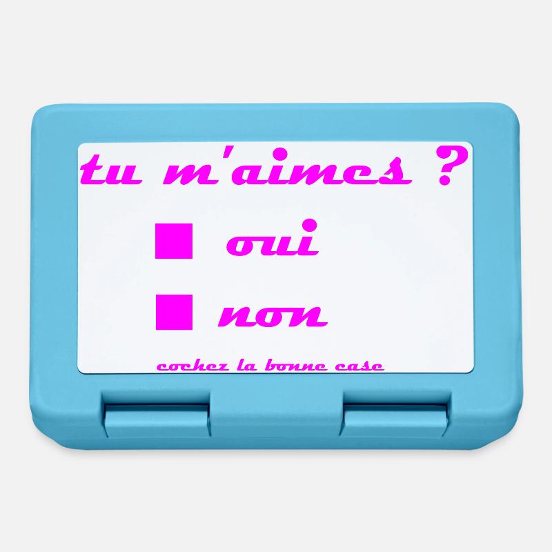 tu_m-aimes - Boîte à goûter - bleu saphir