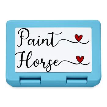 Paint Horse - Brotdose - Saphirblau - Vorne