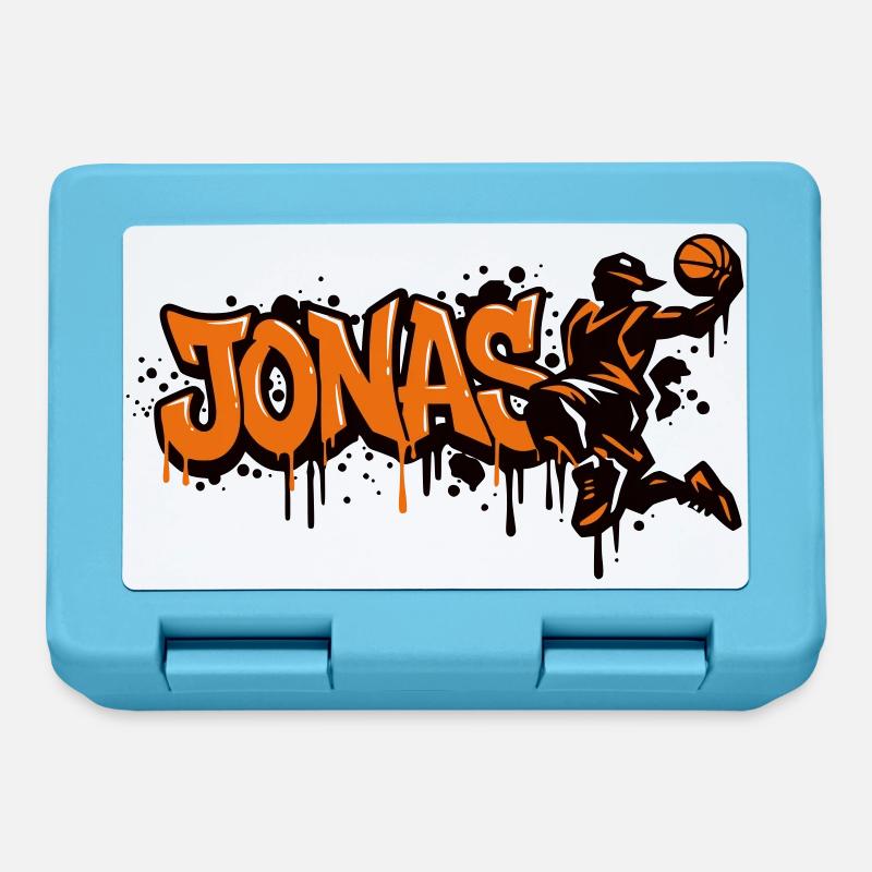 JONAS Graffiti Basketball - Lunchbox - sapphire blue