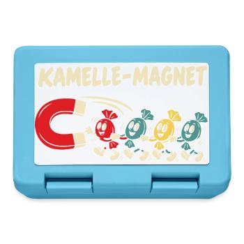 Kamelle Magnet Zoch Rosenmontag Kölner Karneval - Brotdose - Saphirblau - Vorne